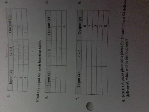 PLEASE HELP! GIVING EXTRA 10 POINTS ( GIVING BRAINLIEST) PLEASE ANSWER NUMBERS 3, 5 and 7 ( THANK Y
