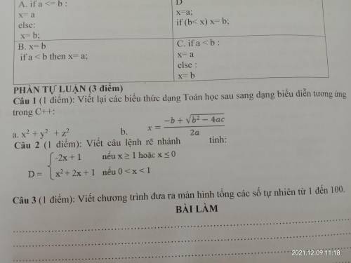 Mọi người giúp đỡ mình với mình cần lời giải gấp 
Cảm ơn trước ạ