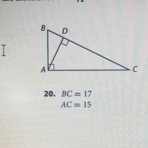 Find the length of the altitude to the hypotenuse under the given conditions