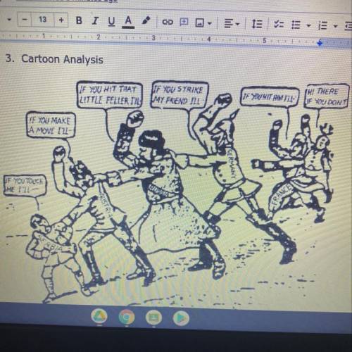 Analyze the cartoon in 2-3 sentences. Plzzzz helpppppp