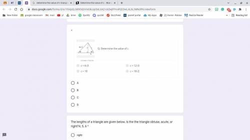 Determine the value of c.