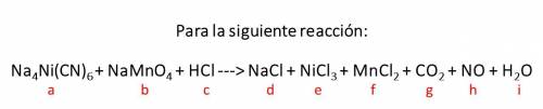 Se hacen reaccionar a CNTP, 368,400 miligramos de hexaciano niquelato de sodio puro con 1775 gramos