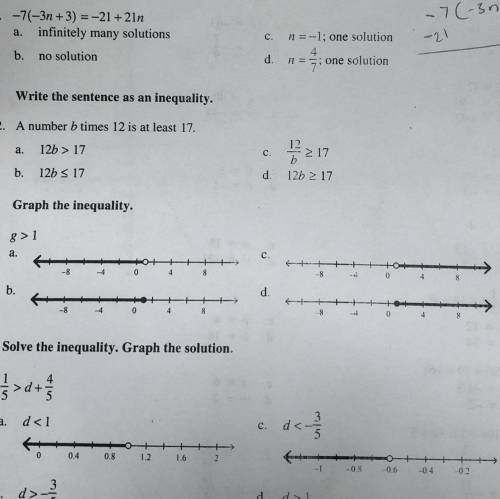 Graph the inequality . g>1