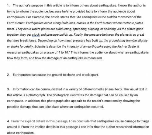 SUPER EASY, 100 POINTS and BRAINLIEST to best answer. Please help me summarize this information int