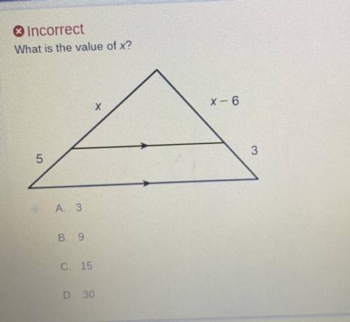 What is the value of x? 
Show how you got the answer too Pls