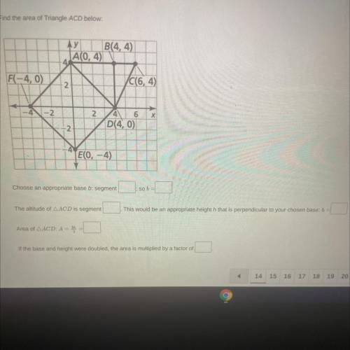 Geometry, please help
Finding area in the coordinate plane