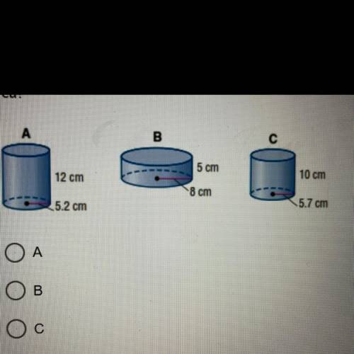 HELP ASAP PLZ IM TIMED

The three metal containers below each hold about 1 liter of liquid. Which