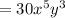 =30x^5y^3