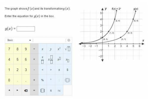Repost

Box question The graph shows f(x) and its transformation g(x) Solve the equation for g(x)