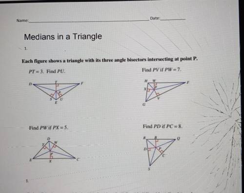 Please can anybody help me with this equation please each figure dhow triangle

three angle bisect