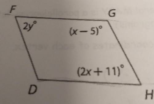 Find the value of each variable.