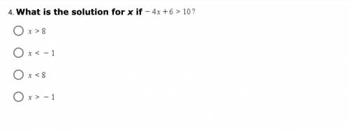 What is the solution for x if