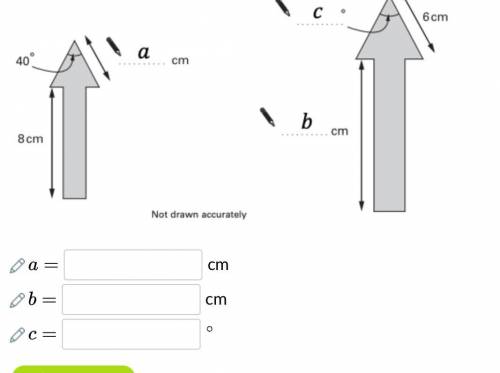 The sketch below shows two arrows.

The bigger arrow is an enlargement of scale factor 1.5 of the