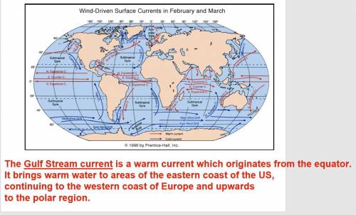 Please Answer Soon!

Ocean currents help to distribute heat energy across the globe. (a) Where doe