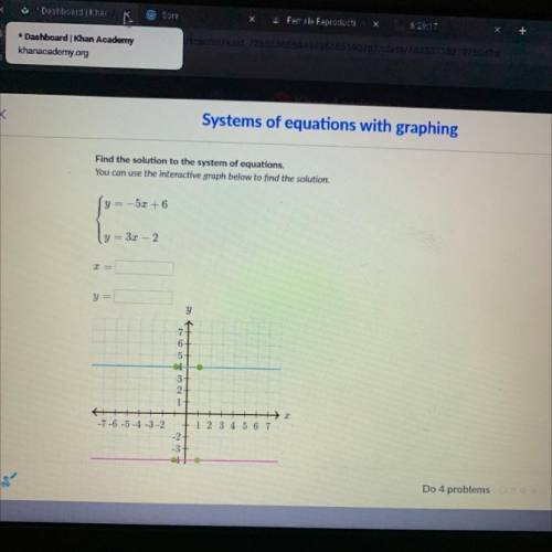 Systems of equations with graphing