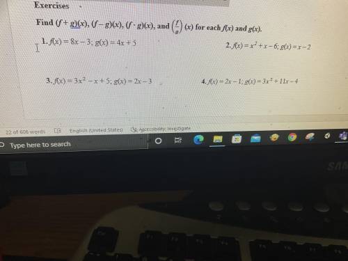 Pls solve fast ! I’m begging you ! The lesson is operations on functions