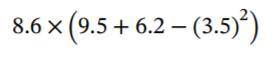 Simplify the following expression.