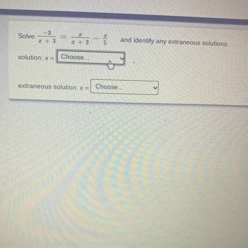 Please help me! The drag answers are down below :

Solution: x = 
a) -3 
b) -5 
c) 3
d) 5 
Extrane