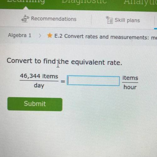 Convert to find the equivalent rate.