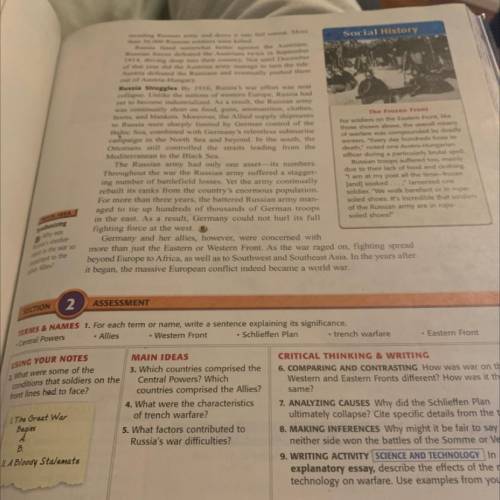 Please help me with my homework of History. Thank youuuu