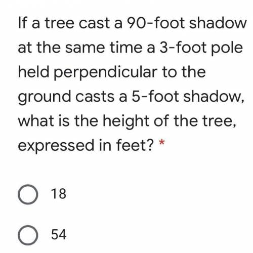 Help pls, giving brainlist to anyone who answers. The choices are

18
54
72
150 
show work pla