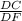 \frac{DC}{DF}