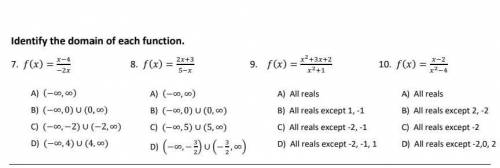 I need to understand how to find the domain of a function before my test tomorrow .