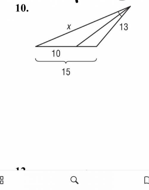 Triangle angle bisector theorem question