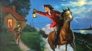 What did Paul Revere shout on his midnight ride in 1775?