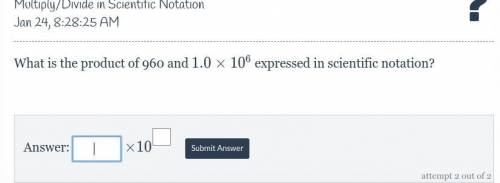 Multiply/Divide in Scientific Notation: