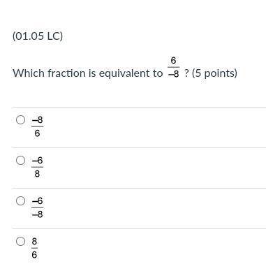 Which fraction is equivalent to: