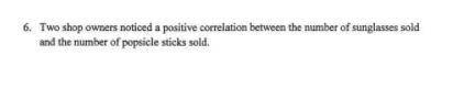 Will give Brainliest!! Please answer these 5 Algebra questions about if it is an Association or Cau