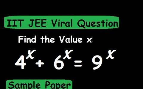 4^x + 6^x=9^xHelp.........