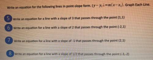 Can I get help for these problems 5 through 6 thank you :) !