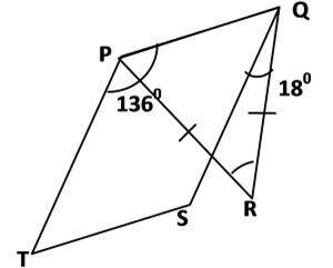 Pls answer fast, fastest answer will get brainliest please show work In the figure, PQST is a paral