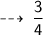 \qquad \sf  \dashrightarrow \:  \dfrac{3}{4}