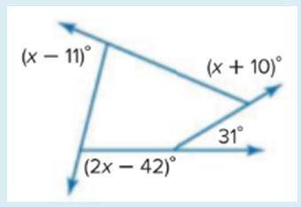 Solve for x fast please