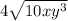 4\sqrt{10xy^3\\