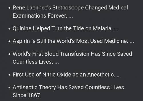 What medical breakthroughs occurred in the late 1800s?