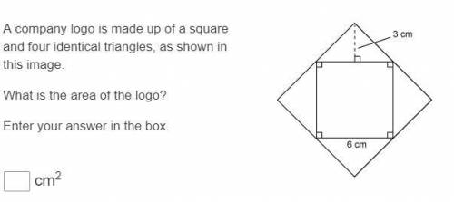 A company logo is made up of a square and four identical triangles, as shown in this image

What i