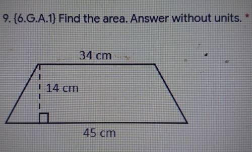 Find the area. HELP PLEASE