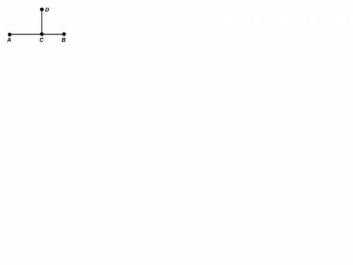 How can you use a protractor to prove that AB and DC are perpendicular?