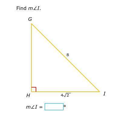 Find m∠I. Put the answer below.m∠I =