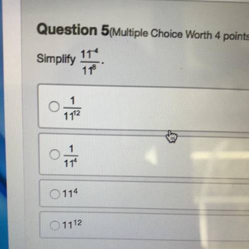 So my last question was to explain (4^7/5^2)^3 • and I got that one right but now I have this quest