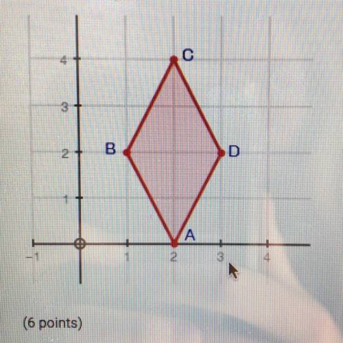 What set of reflections would carry rhombus ABCD onto itself?

(6 points)
y=x, x axis, y=x, y-axis