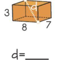 I need major help on this one. I need to find d by using the Pythagorean Theorem
