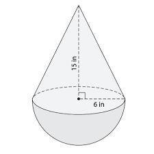 What is the EXACT volume of this composite figure?

324 pie in^3
468 pie in^3
684 pie in^3
828 pie