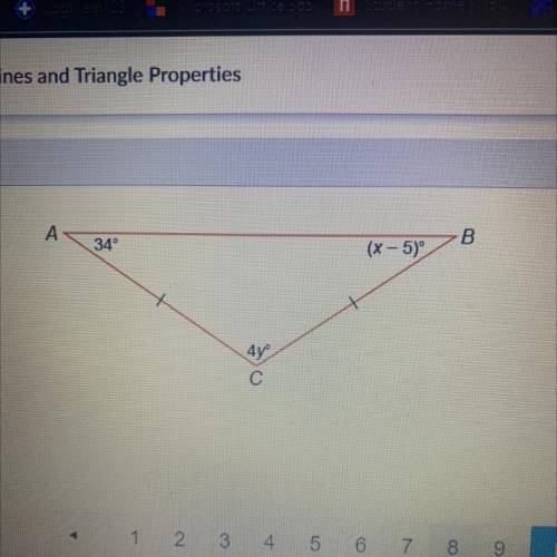 What is the value of y?