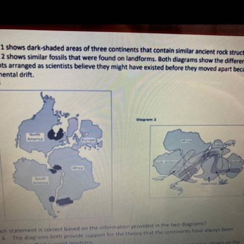 Which statement is correct based on the information provided in the two diagrams?

A. The diagrams