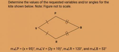 Find the value of Y and angle V